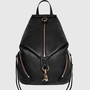 Rebecca Minkoff Julian Leather Backpack - Black